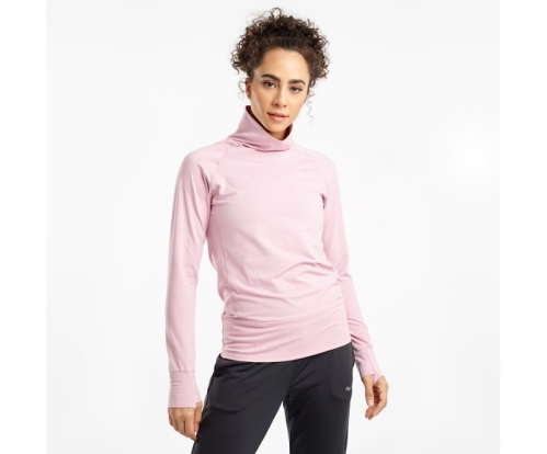 Tenis Saucony Sunday Funnel Neck Mujer Tops Ropa Dawn Rosas Heather México MX-609-RL